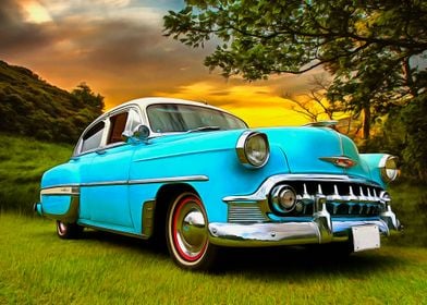 Chevy Bel Air Turquoise