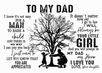 To My Dad Daughter