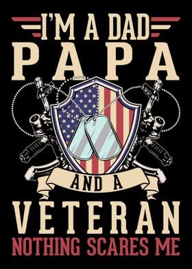 Dad Papa US Veteran