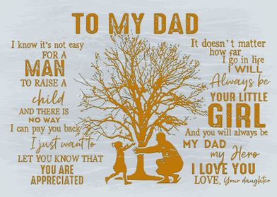To My Dad Daughter