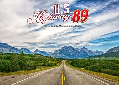 US Highway 89 Montana