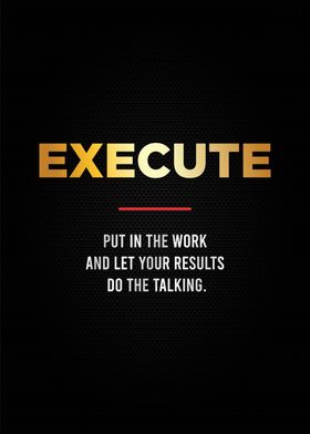 execute motivational