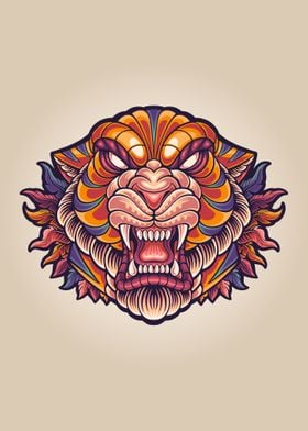 Totem tiger mascot