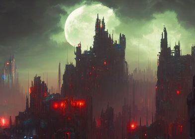 Cyberpunk night