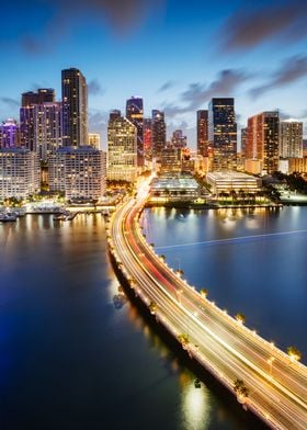 Miami downtown skyline