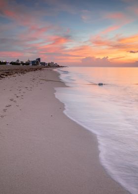 Miami beach at sunrise