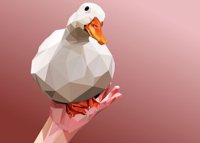 duck on palm meme