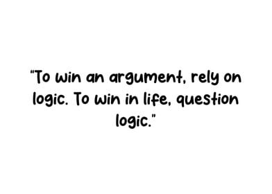 Logic quotes 