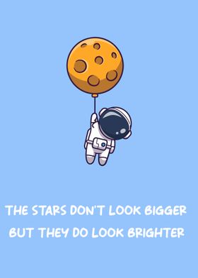 Astronaut cute text art