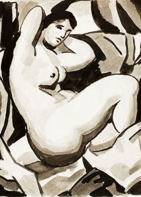 Seated Female Nude