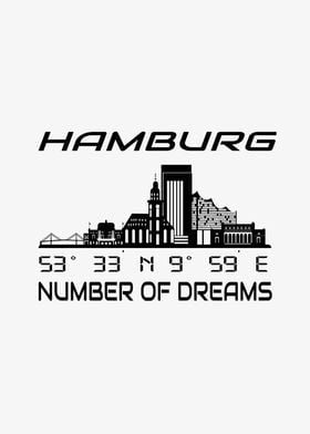 GPS Coordinates Hamburg