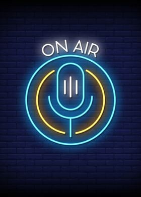 On Air Neon Sign