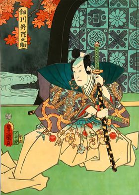 Ukiyo e Samurai Kunisada