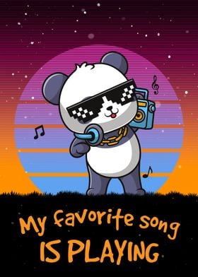 Cool Panda Music Vintage