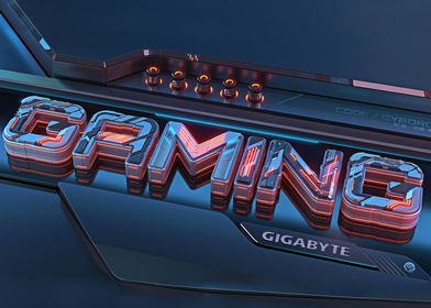 Gaming Gigabyte Typography