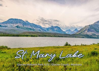 St Mary Lake Glacier Park