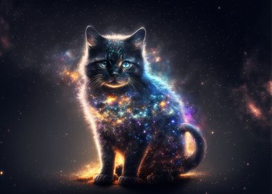 Cosmic Cute Cat