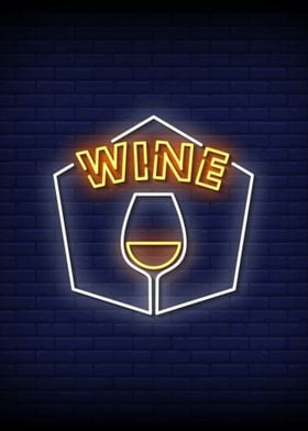 Wine Neon Sign