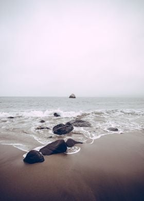 Rocks on the beach