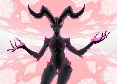 Female devil two planets