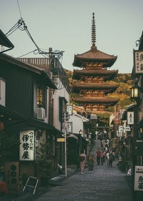 Streets of  Oriental city