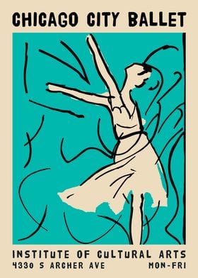 Chicago Ballet Poster