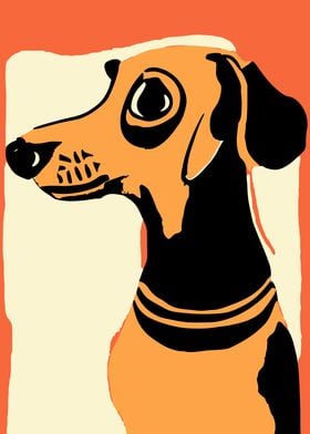 Dachshund Portrait 01