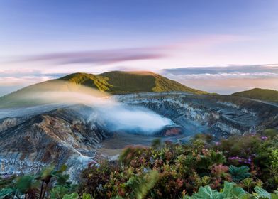 Poas volcano Costa Rica