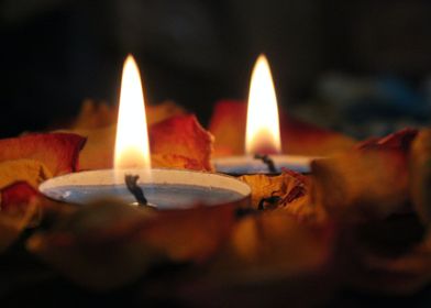 Candles in Autumn