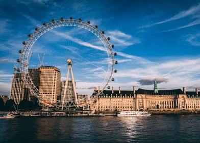 Ferris wheel in London