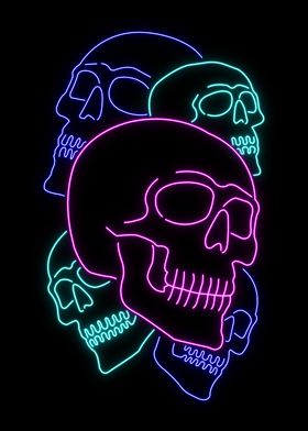 Skullcap neon