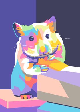 Hamster in WPAP