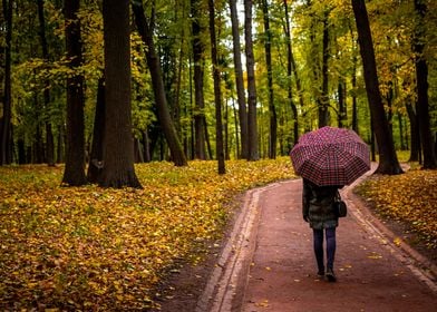 Woman With Umbrella