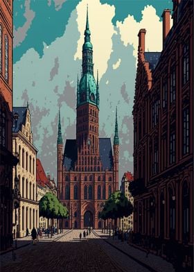 Rostock Pixel art