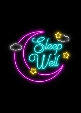 sleep well neon