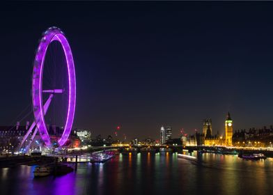 Ferris wheel by night