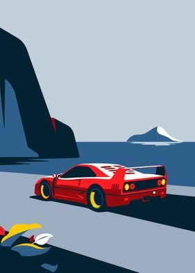 Minimal Car Poster