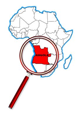 Angola Under Magnify Glass