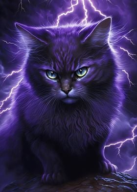 Cat In The Thunderstorm