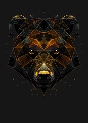 Geometric animal Bear