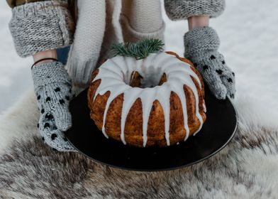 Snow cake