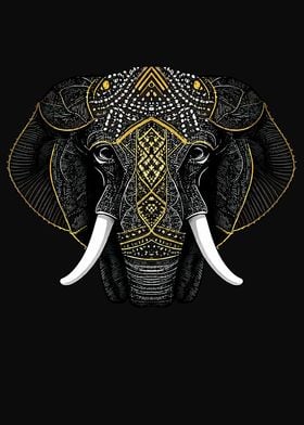 Geometric animal Elephant