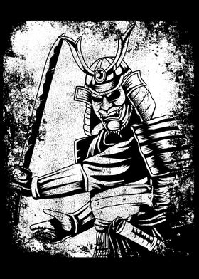 Vintage Samurai Warrior