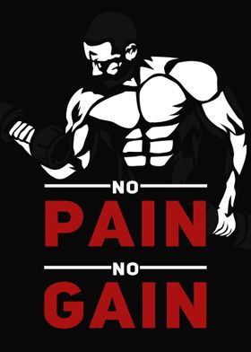 No Pain No Gain Gym Quotes