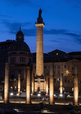 Trajan Column In Rome