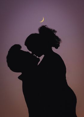 Love silhouette