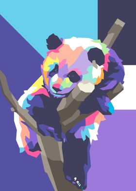 Baby Panda in WPAP