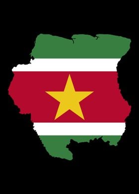 Suriname map