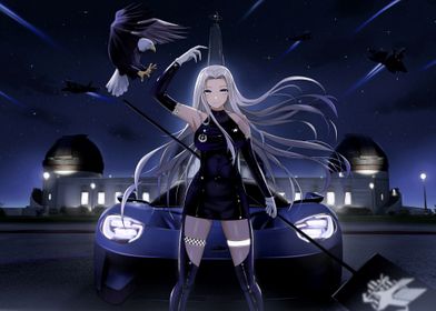 Azur Lane Girls and Cars