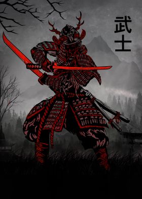 Bushido Red Sword Master